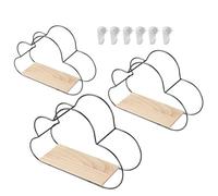 Generico Mensole Sospese Cloud Per Camera Da - Set Di Mensole Sospese Moderne In 3 Pezzi | Portaoggetti Da Parete Per Soggiorno, Cucina E Decorazioni Per La Casa