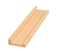 Genérico Mensole sospese in legno, mensole da parete in legno, libreria