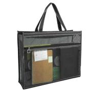 Generico Mesh Art Supply Bag, Clear Art Storage Bag, A3 Tote Bag, Art Work Storage Bag, Art Storage Bag With Handle And Zipper, A3 Artwork Holder For Poster, Painting Book, Watercolor Sketchbook
