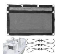 Generico Mesh Boat Bag | Marine Storage Bags With Elastic Ring Mesh Quick-Dry Large Capacity | Fishing Boat Net Pocket | For Yacht Camper RV SUV Travel Road Trip Camping