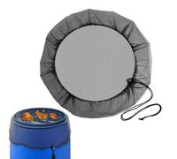 Generico Mesh di copertura della botte di pioggia - rete di filtro corse riutilizzabile | Coperchio di catcher d'acqua resistente | Fine Protection Against Levas | Accessorio C0VE TOP flessibile