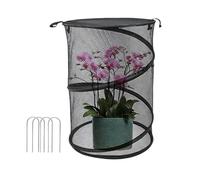 Generico Mesh Plant Cover - Pop out Portable Foldable Protector - Garden Netting Cage Guard Enclosure,for Vegetable Fruit Flower Seedling Tree Strawberry Pot Outdoor Yard Patio Balcony