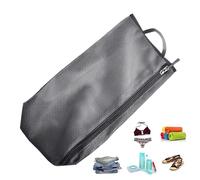 Generico Mêsh Shoe Bag, Large Capacity Travel Shoe Stôŕage Poucĥ, Breathable Połyester Mešh Material With Zipper, Dustprôof For Sneakers Clothes Accessories, Dark Gray, 12x8x3.5 Inches, 1 Pack