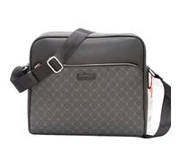 Generico Messenger tracolla uomo, Borsa da lavoro, portatutto in pelle ecologica. Borsa a Spalla da Uomo con Più Tasche per Lavoro, Scuola, Eleganza e Funzionalità in un Design Unico (grigio)
