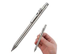 Generico Metal Ballpoint Pen - Stainless Steel Retractable Ink Writing Pen