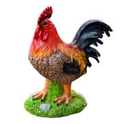 Generico Metal Chicken Sculpture - Rustic Garden Statue, Yard Decor with Outdoor Display, Weather Resistant, Farm Ornament, Lawn Accent for Enhancing Country Style Garden Landscape Decorations