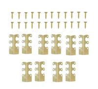 Generico Metal Corner Protectors for Walls,10 Pieces Baseboard Protection Supplies | Table Corner Guards,for Homeowners Renters Office Home Apartment Table Doorways Cabinets Chairs Living Room