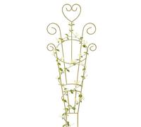 Generico Metal Garden Trellis, Vine Support Frame Design, Sturdy Compact Plant Training Structure, 29.92 Inches Rust Resistant Garden Stake System for Balcony Patio Gardens Decor Stand
