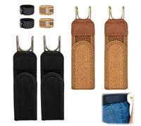 Generico Metal Hook Tactical Elastic Belt,Unisex Buckle-Less Invisible Waist Belts,Adjustable Side Elastic Waist Belt for Daily Wear