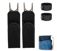 Generico Metal Hook Tactical Elastic Belt,Unisex Buckle-Less Invisible Waist Belts,Adjustable Side Elastic Waist Belt for Daily Wear