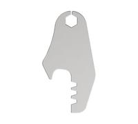 Generico Metal Keychains - Portable Heavy Duty | Pocket Beer Bottle Opener Keychain For Daily | Camping Picnic Travel Hiking Fishing Office Wallet Handbag Backpack Adults Men Dad, 3.7 X 1.95 X 0.4cm/