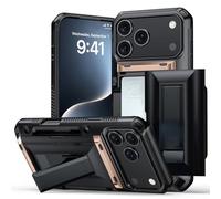 Generico metal Phone 17 pro max case, Mobile phone case with card holder, With holder, phone case, for iphone 17 air cased (#6,15)
