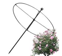 Generico Metal Plant Support Frame - Round Detachable Garden Climbing | Keeps Tall Heavy Flowers Upright | for Flower Beds Borders, Decorative