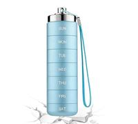 Generico Metal Weekly Pill Organizer - 7-Days Tablet Compartments Storage | Waterproof Pill Case | Aluminum Medication Reminder Container For Women Men Adults And Seniors