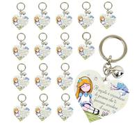 Generico Mi Piace 16 Portachiavi Bomboniere Alice con chiama angeli (Alice)