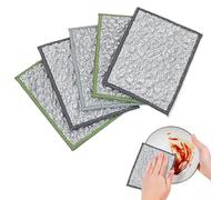 Generico Microfiber Cleaning Cloths, Soft Kitchen Towels, 4.72x6.3x0.39 Inches, Absorbent Reusable Rags, Wiping Solution for Home, Kitchen, Bathroom, Living Room, Bedroom, Dorm, Dining Area