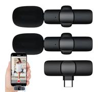 Generico Microfoni Wireless - Microfono Per Vlogging | Trasmettitore Vocale Indossabile per Social Media Parlare in Pubblico Palco Musica All'Aperto Studio