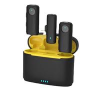 Generico microfono a clip, microfono wireless, Microfono di registrazione con clip senza fili con cancellazione del rumore, Microfono di registrazione, wireless per fotocamera smartphone canto