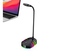 Generico Microfono a condensatore per PC, microfono per conferenze per laptop - Regolazione flessibile del microfono a condensatore,Microfono a condensatore professionale multiuso ad alta sensibilità