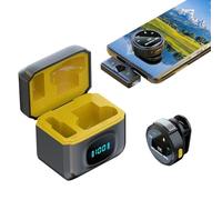 Generico Microfono Clip Microfono Mini Con Clip Magnetico Per Vlogging | Dispositivo Da Bavero Antirumore Con Autonomia Batteria 12 Ore Per Musica Media Fotocamera Live Social Vlogging Riprese