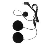 Generico Microfono per Casco con Auricolari | Audio per Caschi da Moto con Microfono Integrato,Audio Antirumore 10 Pin Impermeabile Unisex per Ciclisti e Motociclisti Adulti
