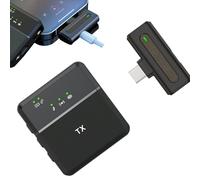 Generico Microfono per Telefono | Ricevitore Antirumore Per Colletto | Microfono Di Registrazione Senza Fili Per Telefono | per Video, Vlogging, Live Streaming, Camera, Computer, Uomini e Donne