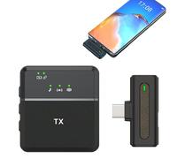 Generico Microfono per Telefono | Ricevitore Con Riduzione Rumore - Microfono Di Registrazione Senza Fili Per Telefono,Per Vlogging Video Streaming Live Fotocamera Videocamera Computer Uomini Donne