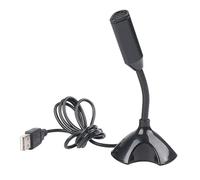 Genérico Microfono USB - Microfoni a condensatore | Microfono USB | Microfono per PC | Microfono a condensatore da scrivania Plug & Play regolabile a 360 gradi | Forniture audio con riduzione