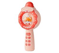 Generico Microphone for Kids, Sing Toys, Portable Wireless Cute Design Karaoke Fun Recording Feature Compact Size, Microphone Toy for Entertainment, 3.94x2.91x8.66inches