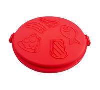 Generico Microwave Grill Pan - Quick-Heat Pizza Tray, Microwave Grilled Cheese Maker for Oven Kitchen Home School Dorm, Pancake Breakfast Baking Cooking, Fast Heating and Evenly Cooked Meals