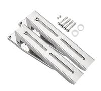 Generico Microwave Mounting Bracket, Foldable Stainless Steel Wall Stand, Adjustable Oven Rack Support, Ideal for Home Kitchen Organization, Space-Saving Appliance Storage Solution