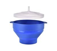 Generico Microwave Popcorn - Foldable Silicone Heating Bowl Design, Rapid Corn Container, Covered Snack Preparation Cup System | Accessory For Kitchen Restaurant Snack Preparation Use