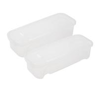 Generico Microwave Spaghetti Cooker - 2 Pieces Portion Control Food Containers, Microwavable Pasta Cooker Food Box, For Easy Cooking Storage Fruit Vegetable Noodle Home Kitchen Office Dorm Fridge