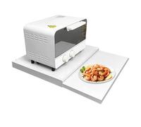 Generico Microwave Stand, Pull-Out Oven Rack, Space-Saving Countertop Organizer, Sturdy Design and Multi-Tier Storage, Compact Ideal for Rice Cooker, Coffee Machine, Restaurant, Kitchen Use