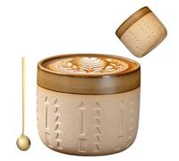 Generico Middle Eastern Coffee Mug, Fun Tea Cup for Latte Milk Juice Hot Chocolate, Retro Patterned Drinking Vessel for Homes Kitchen Office Apartment Cafes Restaurant Bar