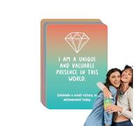 Generico Mindfulness Cards - 50x Positive Affirmation Cards | Affirmation Card For Women, Meditation Stress Relief Tools For Women Teens Kids Men To Encourage Positivity And Confidence