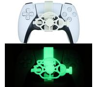 Generico Mini 3D printing Steering Wheel for PS5 and PS5 slim Game Controller Auxiliary Racing Steering Wheel Replacement Accessories (Luminous Green)
