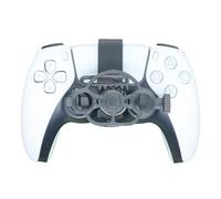Generico Mini 3D printing Steering Wheel for PS5 and PS5 slim Game Controller Auxiliary Racing Steering Wheel Replacement Accessories (Gray)
