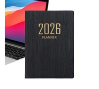 Generico Mini Agenda Book 2026 - Small Diary for Task Planning | Lightweight Journal with 365 Day Format, Writable Sections, Portable Design for Students Teachers Office Professionals Travel