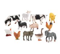 Generico Mini Animal Figures, Realistic Wildlife Toys, Animal Models | Educational Figurines Collection | Detailed Safari Creatures Display Set, Kids Learning Playset for Classroom Farm Jungle