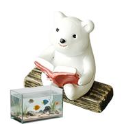 Generico Mini Animali - Figure Impermeabili Piccole per Acquario,Ornamenti Decorativi per l'Acquario - Per Serpente Rana Tartaruga Da Compagnia Terrario Di Rettili Gamberetti Axolotl