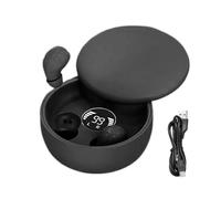 Generico Mini Auricolari,Autonomia 4-8 Ore Wireless Discreti Per Dormienti Laterali Inserti,Mini Cuffie con Custodia di Ricarica | Per Casa Lavoro Viaggio Esterno Pendolarismo