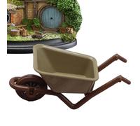 Generico Mini Brouette Maison de - Jouet de Jardin Miniature, Modèle de Chariot Réaliste pour Décoration, Simulation et Accessoire Pour Pots de Fleur | Chariot Miniature, Décor Maison de Créatif