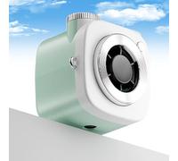 Generico Mini Camera Shaped Portable Fan with Lanyard, Portable Mini Handheld & Neck Fan, Cute Compact Handheld Fans with 199-Speed Turbo Cooling for Outdoor, Office, Desk Use (Green)