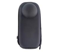 Generico Mini caso di stoccaggio per Insta360 X5 X4, borsa protettiva della macchina fotografica di sport Borsa di stoccaggio di viaggio mezza zip impermeabile per Insta 360 X5 X4 (Nero)