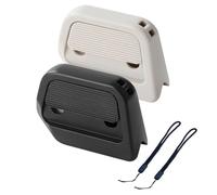 Generico Mini Ceramic Paper Cutter, 2Pack Auto-Retract Box Cutter, Portable Safety Ceramic Mini Effortless Box Opener, Automatic Retraction, Suitable for Home Office And Travel (White+Black)