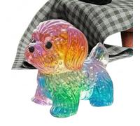 Generico Mini Chiens en Résine - Ornement Mignon Arc-En- d’Art Moderne | Décorations de Petit Chien pour Maison - Table Bureau Jardin Chambre Étagère Noël Anniversaire Pâques Cadeau