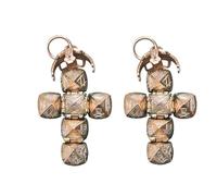 Generico Mini ciondolo sfera trasformante massonica, design trasformativo - Dalla sfera alla croce, gioielli massonici vintage, regali per il migliore amico (2PCS)