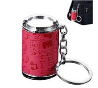 Generico Mini Coin Storage Keychain,2-in-1 Portable Coin Holder,Loose Change Container with Secure Snap Closure,for Coin-Operated