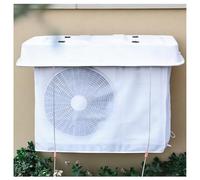 Generico Mini Copertura Universale Resistente di Spaccatura per l'unità Esterna, Gomma Impermeabile Top & Mesh Traspirante AC condensatore Copertura, Protettore del condensatore di CA